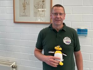 Herr Bauer - Vortrag über die Antarktis