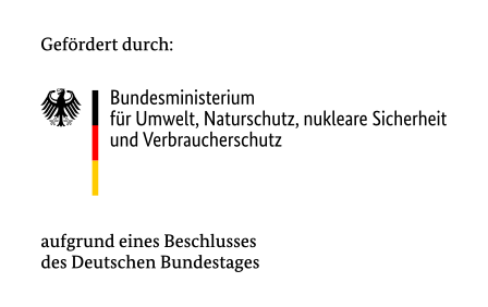 Gefördert durch Bundesministerium für Umwelt, Naturschutz, nukleare Sicherheit und Verbraucherschutz